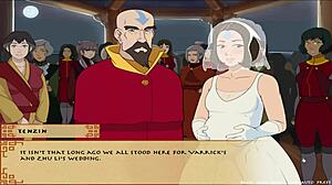 Big tits trainer in four elements game part 73!