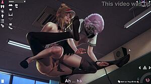 hentai anime video 100009u with various scenes and characters in long compilation