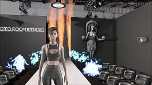 Sporty Fashion Ignites Fallout 4! Cute Anime Hentai Babe Steals the Show!