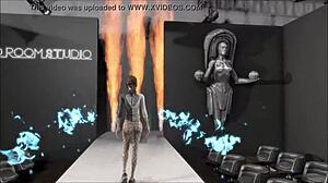 Sporty Fashion Ignites Fallout 4! Cute Anime Hentai Babe Steals the Show!