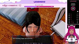 Vtuber Lewdneko explores Harem Hotel in part 8