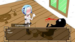 Hana’s exhibitionism persists in this animated hentai video