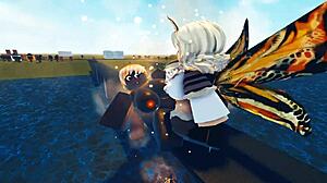 Godzilla And Mothra's Sex Battle On Roblox! 😈