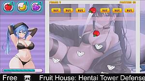 Bold fruit house hentai tower defense action