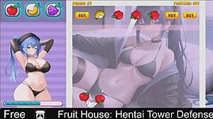 Bold fruit house hentai tower defense action