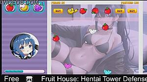 Bold fruit house hentai tower defense action
