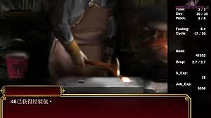 Black Smith-05 bunny girl triggers fast climax.