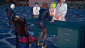 Anime secretary is boned by the boss in a management meeting