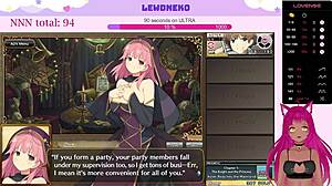 Втuber Lewdneko играет Evenicle с кремпаем часть 1