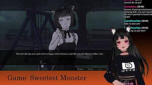 Vtuber Lewdneko Battles Sweetest Monster Intensely