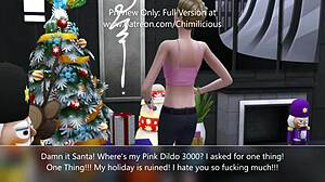 Santa takes a naughty girl for a wild ride this Christmas.