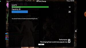 Agnes, the perverted maid, flaunts her big tits and ass.