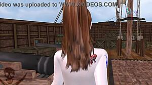 I ride his cock in cowgirl and anal positions with my cute ass