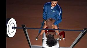 Groped Hard at Inclined Bench