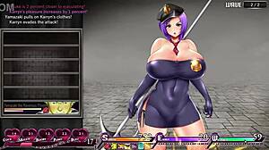 Karryn faces prison level 2 on her twisted path to total submission