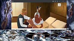 i love how mikeg charmed that storm with deep interracial 3d animation thrills