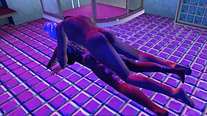 Dragged from the shower and taken on the bathroom floor