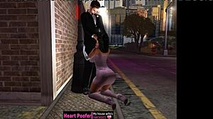 Couldn't Wait After Party to Rip Off Thong in Animation