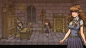 Getting into the sexual arrangements of a witch trainer hentai game