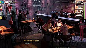 In Fashionbusiness Episode 1 Part 60, The Character Gets Hired At A Local Bar In This 3D Game Adventure.