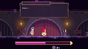 Erza Scarlet legyőzi a jeges ribancot a hentai játékban, 4. rész fagyos szinten