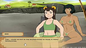 Animated cartoon porn: Full figured Opal unabashedly displaying her curvaceous frame in a seductive position